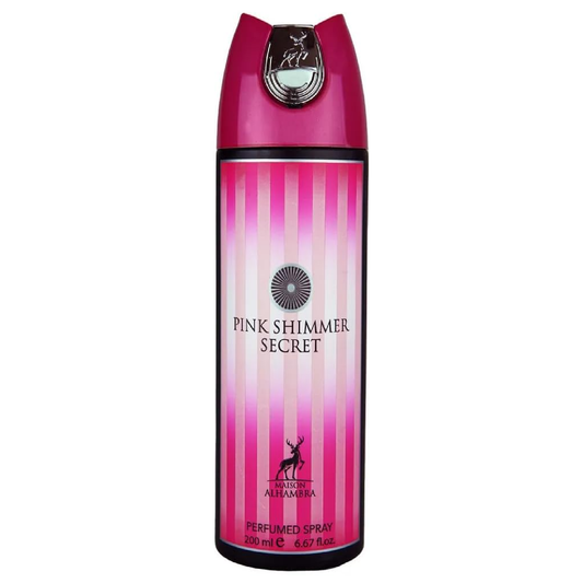 Maison Alhambra Pink Shimmer Secret Perfumed Deodorant Spray for Women