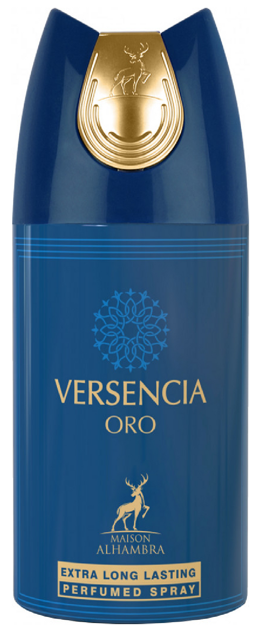 Maison Alhambra Versencia Oro Perfumed Deodorant Spray for Everyone