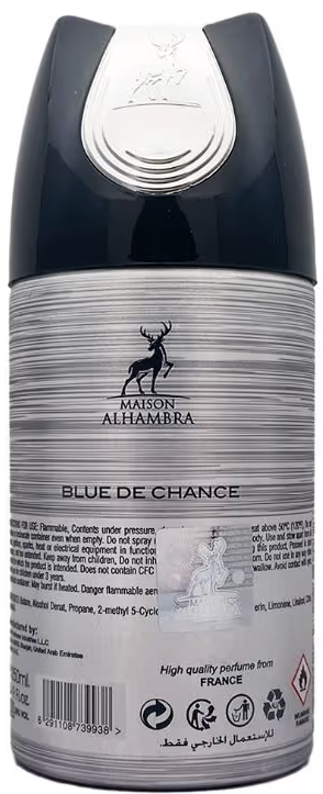 Maison Alhambra Blue De Chance Perfumed Deodorant Spray for Men